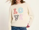 lanius 225 14371 00 101 off white 34 pullover mit stickerei 02x crop center